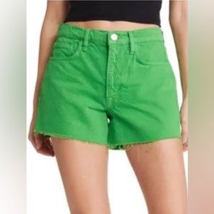 Frame Le Brigette Shorts Green
